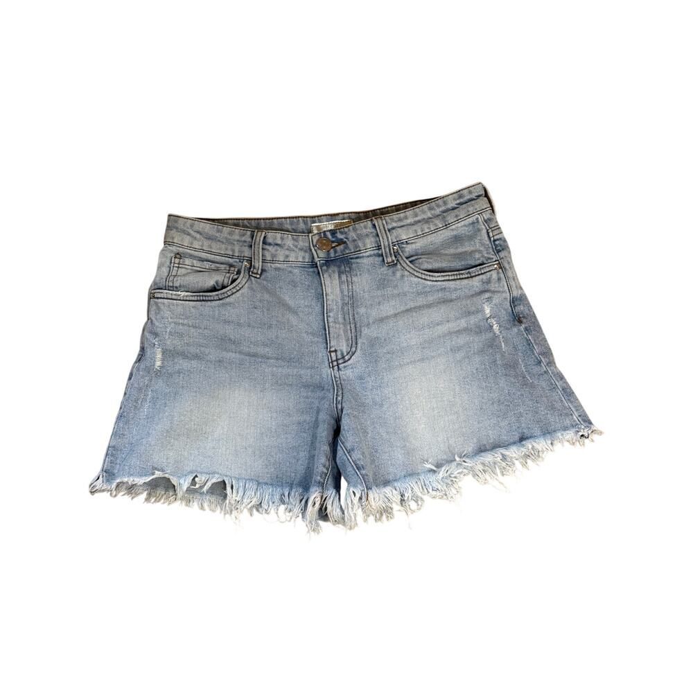 KUT FROM THE KLOTH Women's Jane High Rise Denim/Jean Long Short Blue Size 4